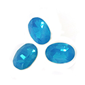 Cut Crystal Point Back Fancy Stone Foiled - Oval 14x10MM OPAL CARIBBEAN