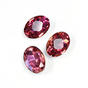 Cut Crystal Point Back Fancy Stone Foiled - Oval 14x10MM ROSE