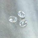 Cut Crystal Point Back Fancy Stone Unfoiled - Oval 14x10MM CRYSTAL