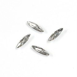 Cut Crystal Point Back Fancy Stone Foiled - Navette-Marquis 11x3MM CRYSTAL