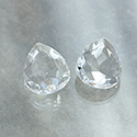 Cut Crystal Point Back Fancy Stone Unfoiled - Pear 30x20MM CRYSTAL