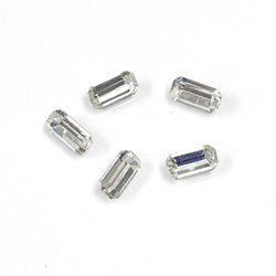 Cut Crystal Point Back Fancy Stone Foiled - Cushion Octagon 08x4MM CRYSTAL