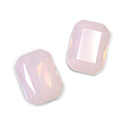 Cut Crystal Point Back Fancy Stone Foiled - Cushion Octagon 18x13MM OPAL ROSE