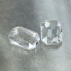 Cut Crystal Point Back Fancy Stone Unfoiled - Cushion Octagon 25x18MM CRYSTAL