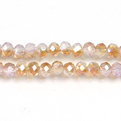 Chinese Cut Crystal Bead - Rondelle 03x4MM OPAL DESERT