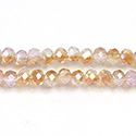 Chinese Cut Crystal Bead - Rondelle 03x4MM OPAL DESERT