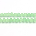 Chinese Cut Crystal Bead - Rondelle 03x4MM OPAL GREEN