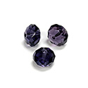 Chinese Cut Crystal Bead - Rondelle 04x6MM TANZANITE