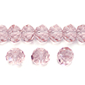 Chinese Cut Crystal Bead - Rondelle 06x8MM ROSALINE