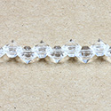 Chinese Cut Crystal Bead Side Drilled Chaton - Round 08MM CRYSTAL