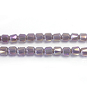 Chinese Cut Crystal Bead - Fancy 05MM PURPLE LUMI Coated