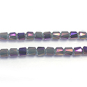 Chinese Cut Crystal Bead - Fancy 05MM TANZANITE LUMI Coated