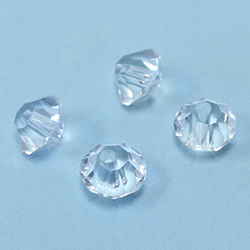Chinese Cut Crystal Bead - Spacer 05x3MM CRYSTAL