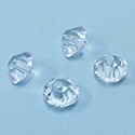 Chinese Cut Crystal Bead - Spacer 05x3MM CRYSTAL