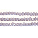 Chinese Cut Crystal Bead - Fancy 04MM LT PURPLE OPAQUE