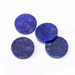 Gemstone Flat Back Flat Top Straight Side Stone - Round 13MM LAPIS LAZULI
