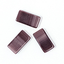 Fiber-Optic Flat Back Flat Top Straight Side 3.3mm Thick Stone - Cushion 18.45x10.1MM CAT'S EYE PURPLE