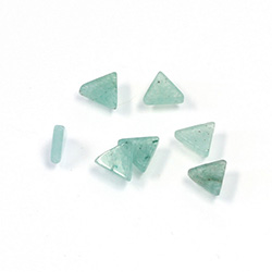 Gemstone Flat Back Flat Top Straight Side Stone - Triangle 06x6MM AVENTURINE