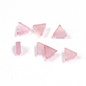 Gemstone Flat Back Flat Top Straight Side Stone - Triangle 06x6MM ROSE QUARTZ