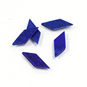 Gemstone Flat Back Flat Top Straight Side Stone - Oblong 09x6x4MM LAPIS LAZULI