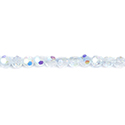 Chinese Cut Crystal Bead 32 Facet - Round 04MM CRYSTAL AB