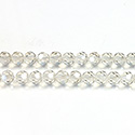 Chinese Cut Crystal Bead 32 Facet - Round 04MM CRYSTAL CHAMPAGNE