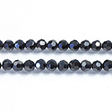 Chinese Cut Crystal Bead 32 Facet - Round 04MM JET