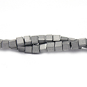 Chinese Cut Crystal Bead 30 Facet - Cube 02.5x2.5MM MATTE SILVER METALLIC Coat