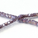 Chinese Cut Crystal Bead 30 Facet - Cube 02.5x2.5MM PURPLE AB