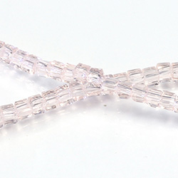 Chinese Cut Crystal Bead 30 Facet - Cube 02.5x2.5MM ROSALINE