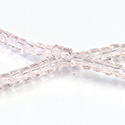 Chinese Cut Crystal Bead 30 Facet - Cube 02.5x2.5MM ROSALINE