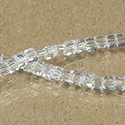 Chinese Cut Crystal Bead 30 Facet - Cube 02.5x2.5MM CRYSTAL