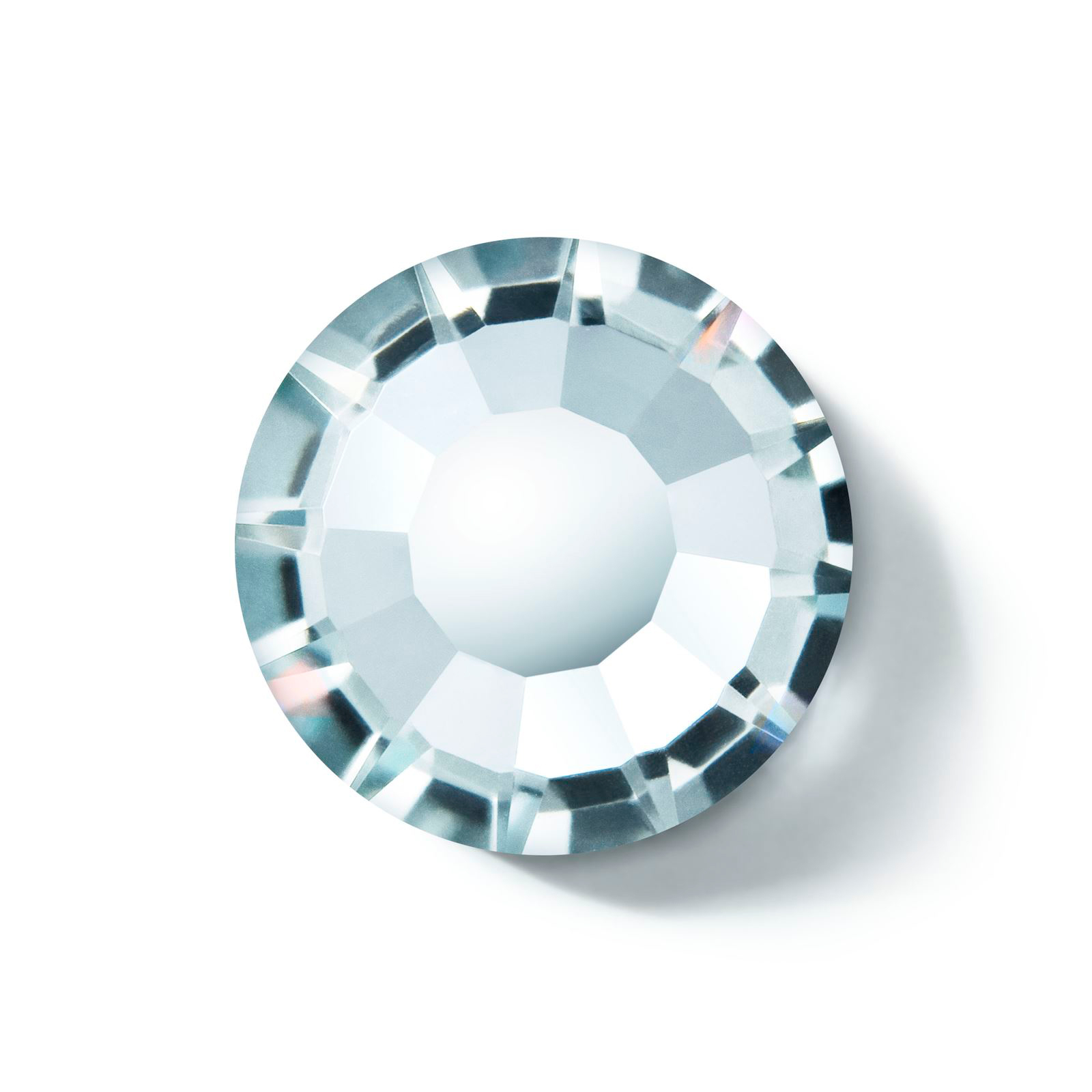 Preciosa Chaton Rose VIVA 12 Silver Aquamarine Color