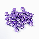 Preciosa Czech Glass 2-Hole Seed Bead - Karo 5x5MM 16728 PURPLE