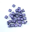 Preciosa Czech Glass 2-Hole Seed Bead - Karo 5x5MM 28928 MAT PURPLE


