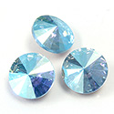 Preciosa Crystal Point Back Rivoli Foiled - 39SS AQUA BOHEMICA AB
