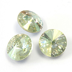Preciosa Crystal Point Back Rivoli Foiled - 39SS JONQUIL AB
