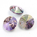 Preciosa Crystal Point Back Rivoli Foiled - 24SS LT AMETHYST AB