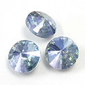 Preciosa Crystal Point Back Rivoli Foiled - 39SS LT SAPPHIRE AB