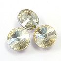 Preciosa Crystal Point Back Rivoli Foiled - 24SS BLONDE FLARE