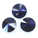 Preciosa Crystal Point Back MAXIMA Rivoli Foiled - SS47 DARK INDIGO