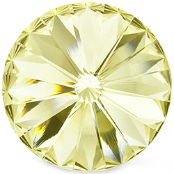 Preciosa Crystal Point Back MAXIMA Rivoli Foiled - SS39 JONQUIL
