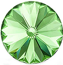 Preciosa Crystal Point Back MAXIMA Foiled Rivoli - 12MM PERIDOT
