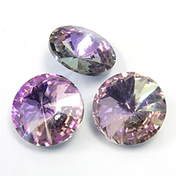 Preciosa Crystal Point Back Rivoli Foiled - 16MM VITRAIL LIGHT