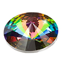 Preciosa Crystal Point Back MAXIMA Foiled Rivoli - 12MM VITRAIL MEDIUM