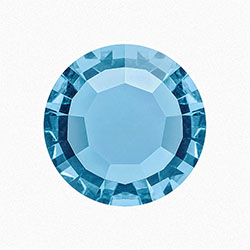 Preciosa Crystal MAXIMA Channel Stone - SS29 AQUMARINE DF Foiled