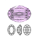 Preciosa Crystal Point Back MAXIMA Fancy Stone - Oval 08x6MM LIGHT AMETHYST
