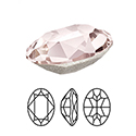 Preciosa Crystal Point Back MAXIMA Fancy Stone - Oval 08x6MM VINTAGE ROSE


