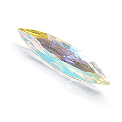 Preciosa Crystal Point Back MAXIMA Fancy Stone - Slim Navette 15x4MM CRYSTAL AB