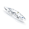 Preciosa Crystal Point Back MAXIMA Fancy Stone - Slim Navette 11x3MM CRYSTAL